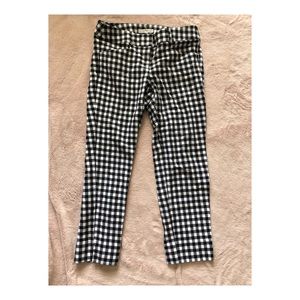 LOFT | Gingham Chino Ankle Pant